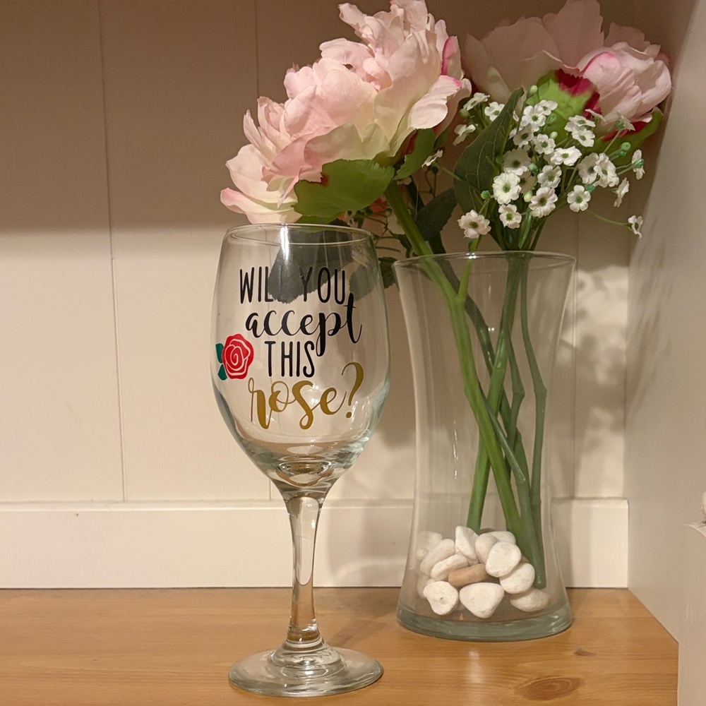 Bachelorette/Bachelor Wine Glass